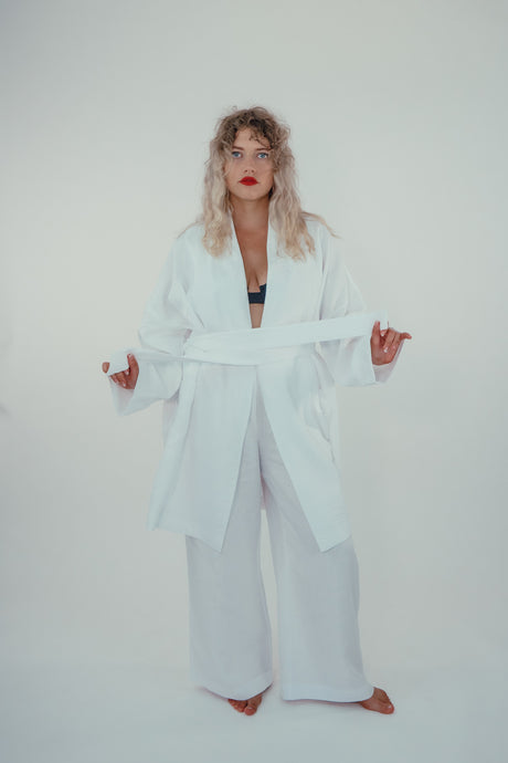 Robe in Earth — Raw X Salt